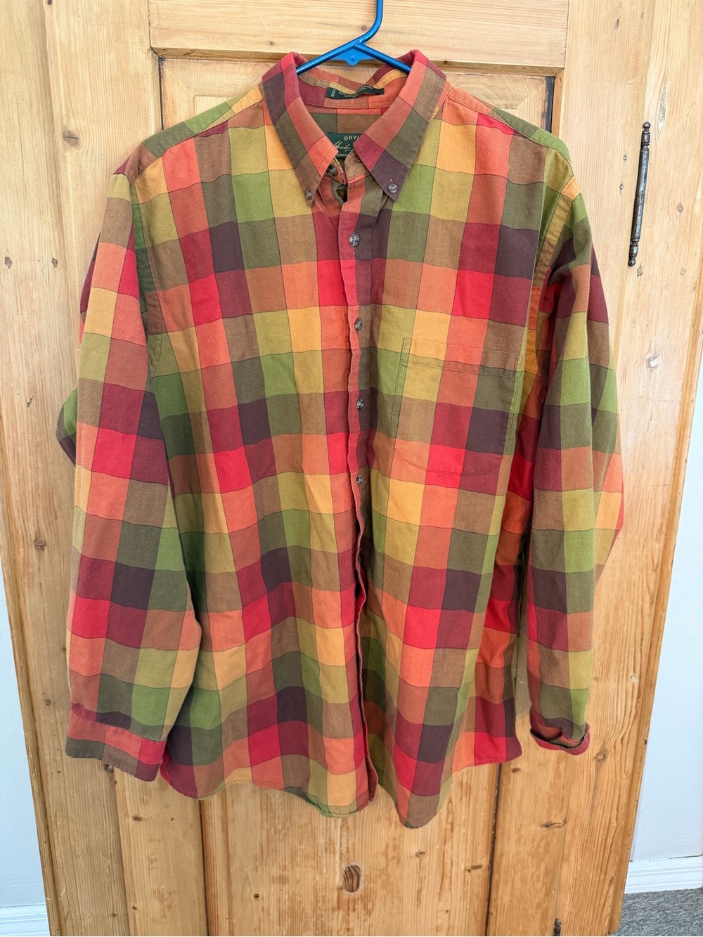 Orvis Multicolor Plaid Button-Down Shirt Sz XL Quiet Luxury
